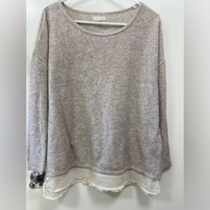 Urban Outfitters silence + noise Small beige crewneck sweater women’s $60